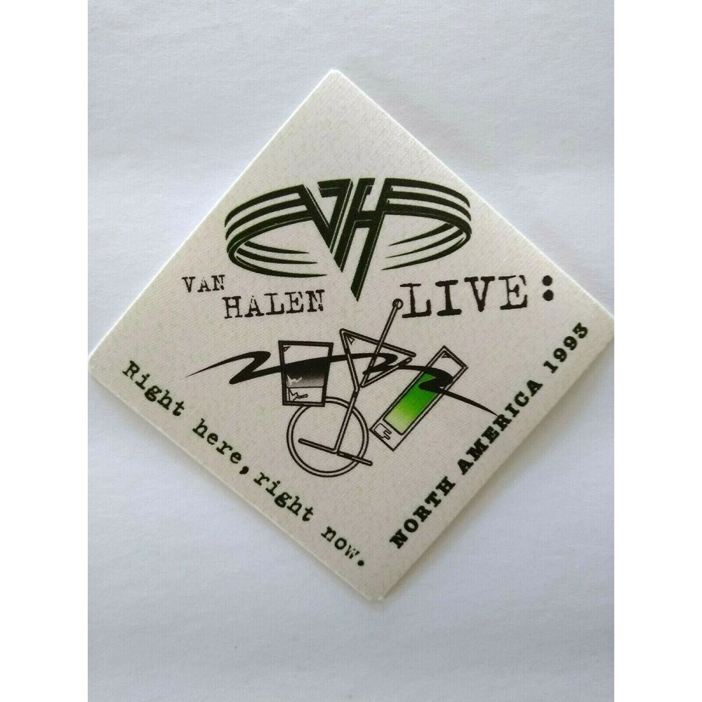 Van Halen Backstage Pass Right Here Right Now Tour Original 1993 Hard Rock Eddie